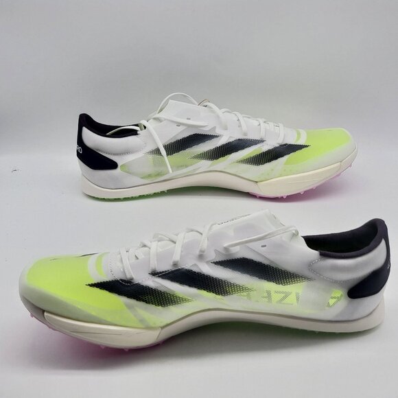 Adidas Adizero Ambition Track Spikes Running Shoes White Mens‎ Size 13 IE5486 - Picture 3 of 11